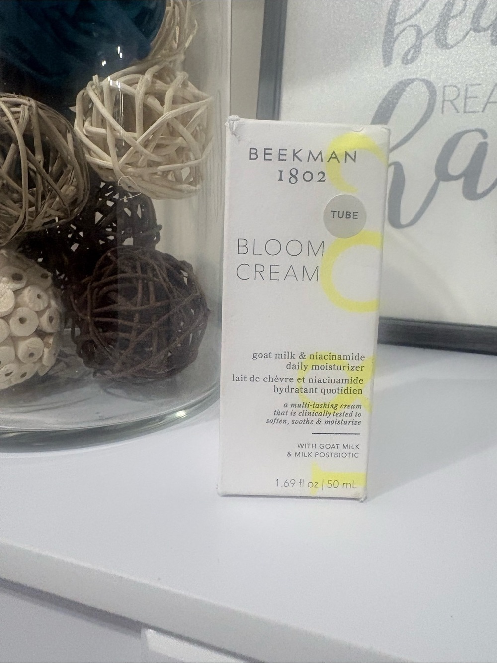 Beekman 1802 Bloom Cream Goat Milk & Niacinamide 1.69 Daily Moisturizer.